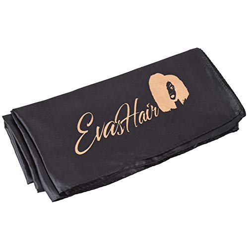 EvasHair - Foulard en Satin - Maintien des Cheveux - Pour Cheveux, Crépus, Frisés, Bouclés, Locksés - Conserve l'Hydratation des Cheveux - 90 x 90 cm