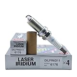 BGGJJ 3/4 PCS Laser Platinum Iridium Spark Plug | Compatible With Subaru Lexus Toyota 90919-01247