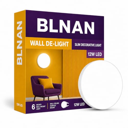 Image of BLNAN Motion Sensor LED Light Sensor Light for Home Indoor with Rechargeable Battery, Wireless Lights for Wall and Cabinet Light for Wardrobe Light Kitchen Cupboard and Hallway Use (White, 1 Pc)