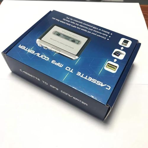 Convertisseur cassette en MP3 portable et numériseur audio USB sans PC pour bande analogique