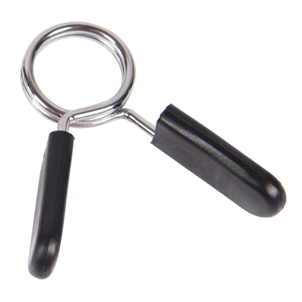 ATORSE Barbel Spring Clip Dumbbell Bar Collar Clamp Weightlifting Bar Lock 24mm-image-47