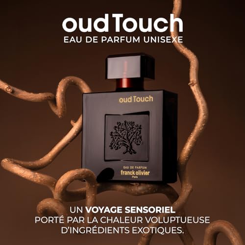 FRANCK OLIVIER PARIS - Oud Touch - Eau de Parfum Unisexe Homme & Femme - Parfum Boisé, Oriental, Gourmand - Notes de Caramel, Patchouli, Ambre, Oud - Puissant & Audacieux - Fabriqué en France - 100 ml – vue 2