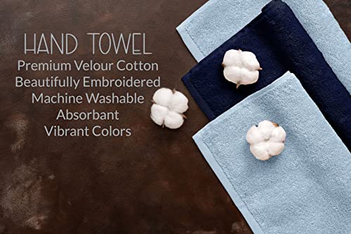 Monogrammed Hand Towel, Size 16" X 26", Custom Embroidered Towel, Personalized Decorative Towel For Bathroom, Kitchen, And Gym, Highly Absorbent Personalized Towel, Cotton Terry Hand Towel(Red) #TOP4