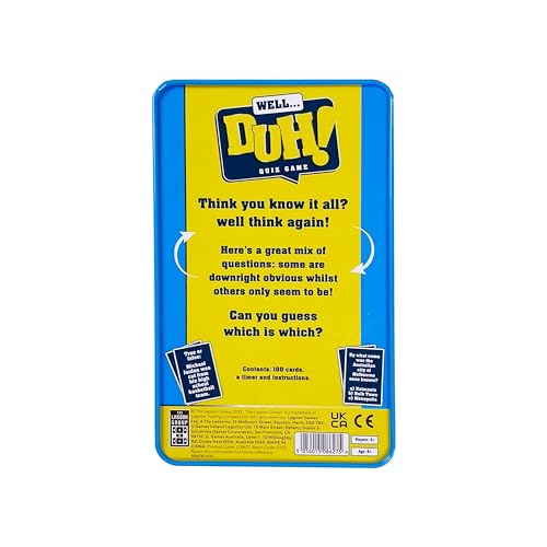 University Games Well Duh! Quiz Game in a Tin - Image 4