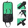 Tiiyee Drum Stick Carry Bag, Drumstick Storage Drawstring Bag, Water Resistant Oxford Cloth Drum Stick Holder Portable Handbag Stick Container Case with Carrying Strap Hooks for Beginner Drummer Green #2