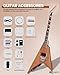 Leo Jaymz DIY Electric Guitar Kits in AL Style - Mahogany Body and Neck - Laurel Wood Fingerboard and All Components Included (AL)