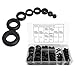 homeemoh 200 Pieces Rubber Grommet Hole O Ring Gasket Rubber Eyelet Ring Assortment Set for Wire, Plug and Cable - 3/5/6/8/10/12/16/20mm