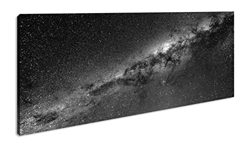 Impression numérique marée d'étoiles grand format 120x60cm noir blanc