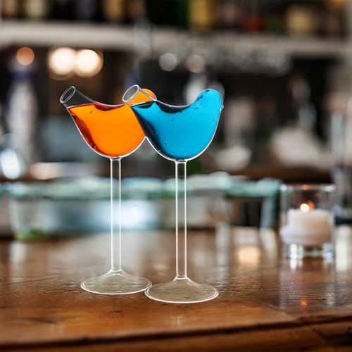 Copas de martini con diseño de pájaro de 150 ml para sorprender a tus invitados en cada reunión 7