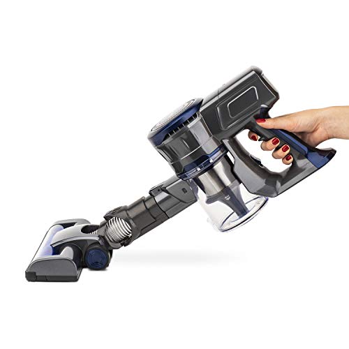 Aspirateur balai et à main sans fil sans sac UP700 H.Koenig - PowerClean+ 2 vitesses - Puissant -Compact - Léger - Autonome -Silencieux - 120W - Multifonction pour Maison Voiture Bureau - Image 4