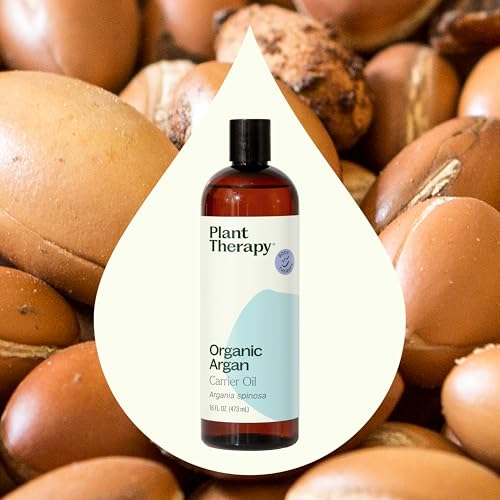 Plant Therapy Organic Argan Oil 16 oz Carrier for Skin and Hair Supports Moisturization Anti Aging and Nails Cold Pressed Pure USDA Certified - Thumbnail 3
