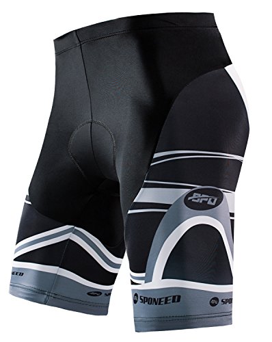 image for sponeed Bicycle Shorts for Men Cycling Pants 4D Gel Padded Bottoms Rid