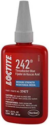 Loctite 37477 Blue Threadlocker (242 36-Mililiter Bottle)