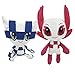 Kidnefn 2 Pezzi Anime Peluche Giocattoli Mascotte olimpica Peluche Morbidi Regali per Bambini Fan