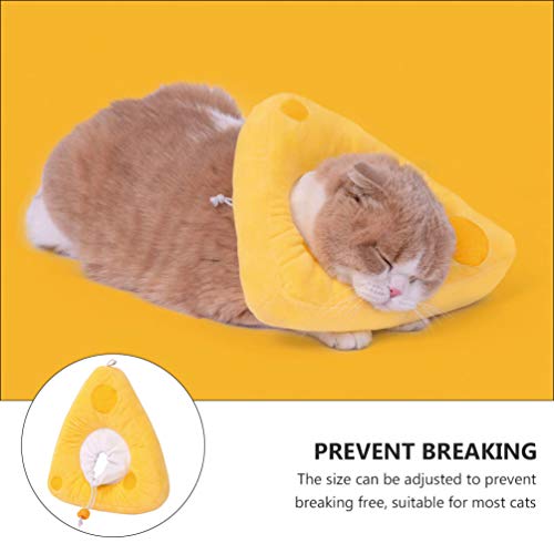 ULTECHNOVO Cone Ajustável Gato Gato Gato Colar Do Gato Colarinho Recuperação Após A Cirurgia E Colei