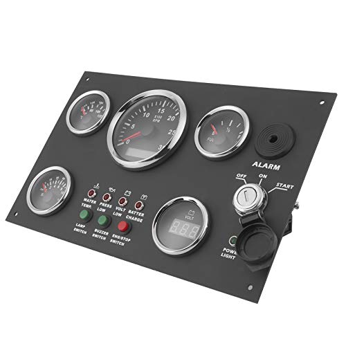 Groupe de jauge 24V étanche 52mm avec clés de contact pour bateau