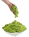 CoolSand Green 5 Pound Refill Pack - Including: 5 Pounds Moldable Indoor Play Sand, Storage Bucket & Inflatable Sandbox