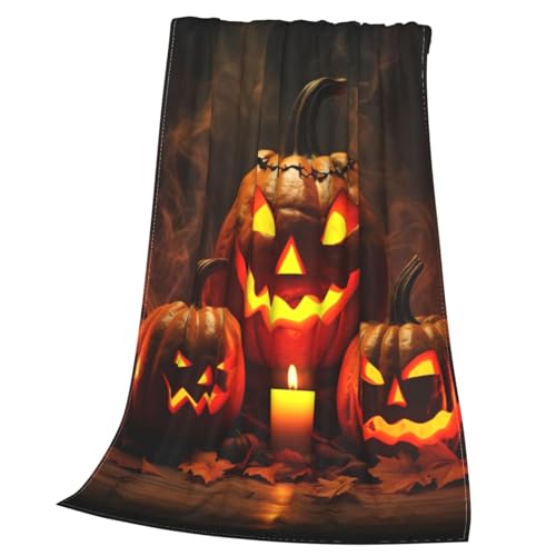 Couverture en micro polaire pour canapé et soirées cocooning Halloween