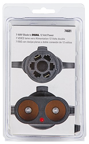 Reese Towpower 74681 Dual Port 12 Volt Power Adapter