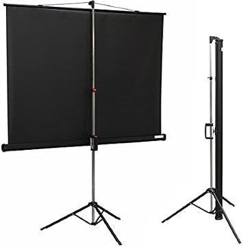 Codegen TX-18 180X180cm Tripod Stand Portable Projection screen, Black