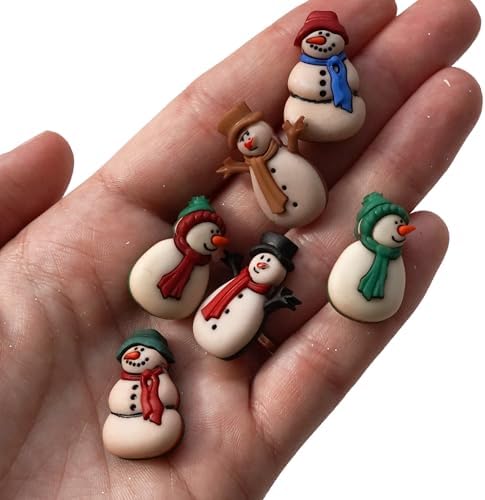Buttons Galore & More Snowmen 50 Piece Assortments of Novelty Buttons for Sewing and Crafts