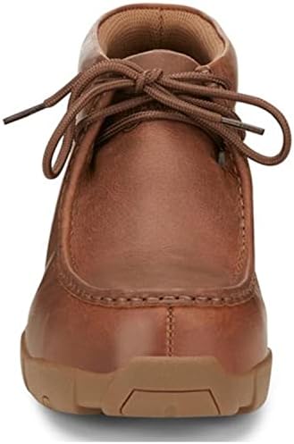 Justin Mens Cappie Alloy Toe Shoes 14 EE Brown | Image 3
