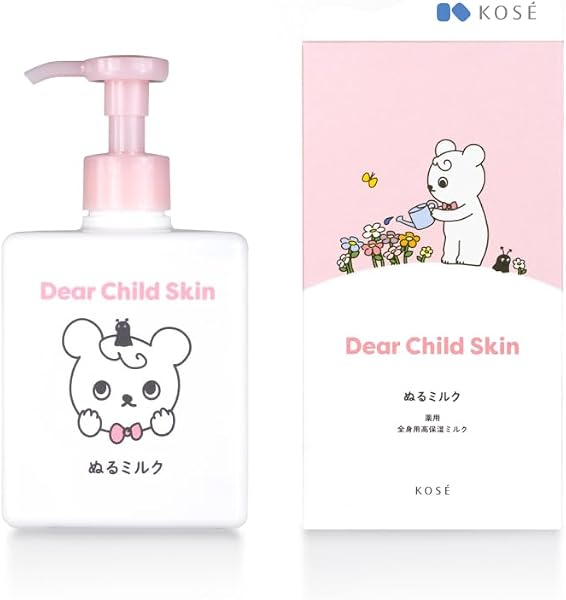 【KOSÉ公式】Dear Child Skin ベビーローション 【薬用高保湿×肌あれ防止有効成分】 赤ちゃん 保湿 新生児ベビーミルクローション 全身用 医薬部外品 敏感肌 無添加 無香料 ベビー ぬるミルク (300ml) - 1