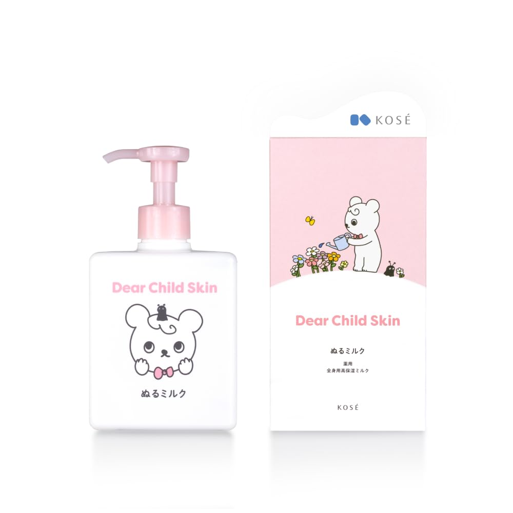 【KOSÉ公式】Dear Child Skin ベビーローション 【薬用高保湿×肌あれ防止有効成分】 赤ちゃん 保湿 新生児ベビーミルクローション 全身用 医薬部外品 敏感肌 無添加 無香料 ベビー ぬるミルク (300ml) - 1
