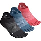 Meaiguo Coolmax Toe Socks for Men Women Running...