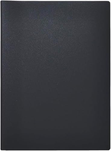 ファイル レシート/領収書スキャンホルダー A4 二つ折り 黒 790-BK