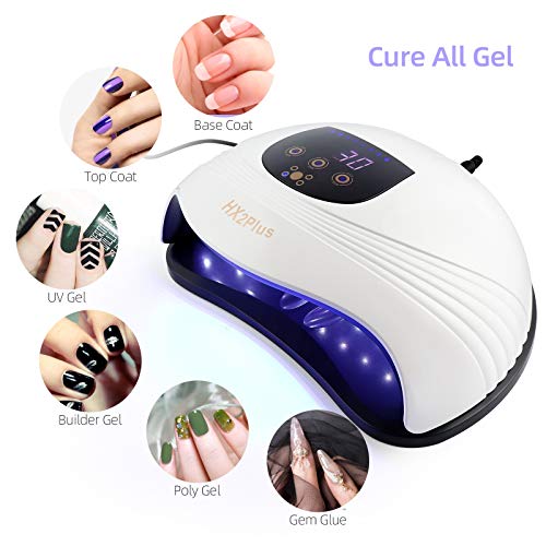 Uv Led Nail Lamp, Liarty 180W Gel Uv Light Nail Dryer For Gel Nail Polish Upgraded Curing Lamp With Sensor 6 Timer #TOP6