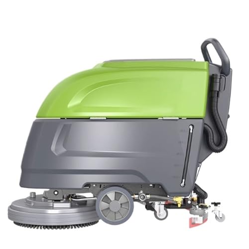 Barredora de suelos industrial, máquina de limpieza automática, diseño de empuje manual, fregona de suelo eficiente y estropajo para uso comercial