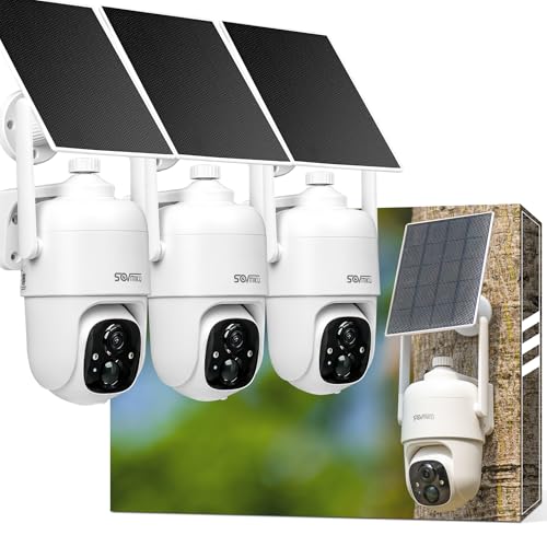 Vicohome 3CQ1 AI 2K Solar Security Camera Wireless Outdoor, Battery Powered,Two Way Audio,Motion Detection, 360° View,Easy to Setup,Color Night Vision,Audible Flashlight Siren,180 Days Exchange Policy