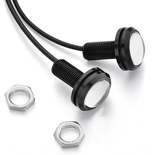 4PCS 23mm LED Boat Light Waterproof 12V Deck Storage Kayak Bow Trailer Bass Lamp Auto Car Light (Red)