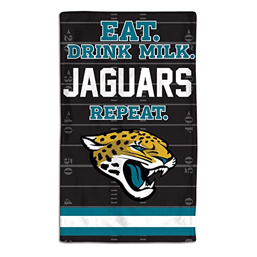 WinCraft 9960627206 10 x 17 in. Jacksonville Jaguars Baby Burp Cloth