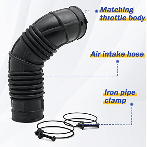 Air Cleaner Intake Hose Tube With Clamps For 2011-2016 Chevrolet Cruze L4 110 1.8L 13308302 #TOP2