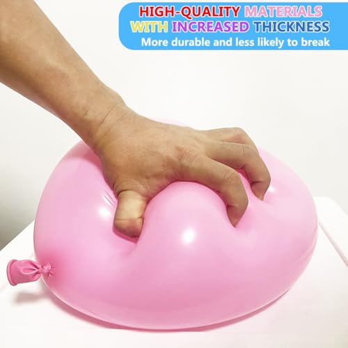 Image of Thickened Balloons 100Pcs Birthday Balloons Assorted Colors 12 Inch Colorful Rainbow Balloon Party Latex Balloon
