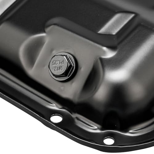 Image of KAX 264-324 Engine Oil Pan Fit for Toyota Corolla 2011-2018, Toyota Prius 2010-2020, Toyota Corolla 2009-2010 2019-2020 1.8L, Toyota C-HR 2018-2020, with Drain Plug
