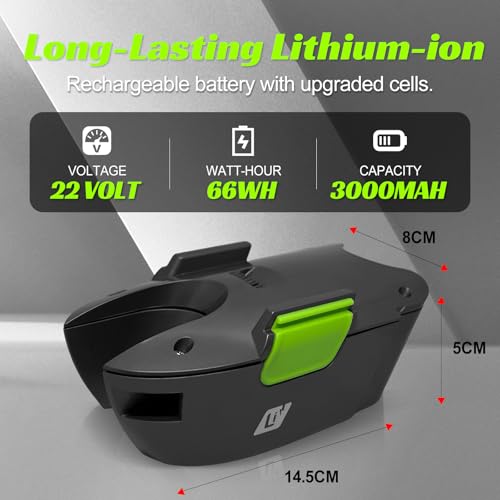 Batterie 22V pour Gtech Multi MK1 - Remplacement du modèle 102A0008 - 3