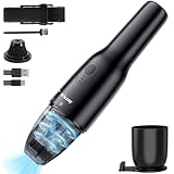 Wkzay Cordless Handheld Vacuum Cleaner - 16000 Pa Suction and Brushless Motor for Rechargeable Lightweight and Portable Cleaning in Home
