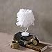 Surpars House Heart Shape White Feather Deco Table Lamp Crystal Bedside Table Lamp