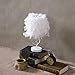 Surpars House Heart Shape White Feather Deco Table Lamp Crystal Bedside Table...