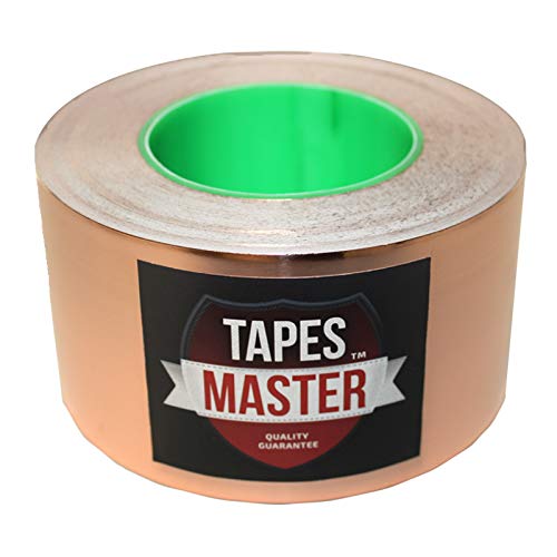 3 inch x 55 yds Copper Foil Tape - (76mm x 50m) - EMI Shielding Conductive Adhesive Tape