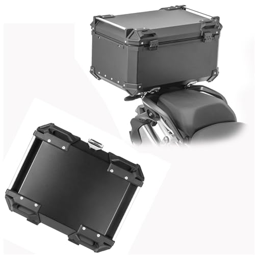 Coffre rangement pour moto 55L en aluminium contre le vol de casque BMW GS