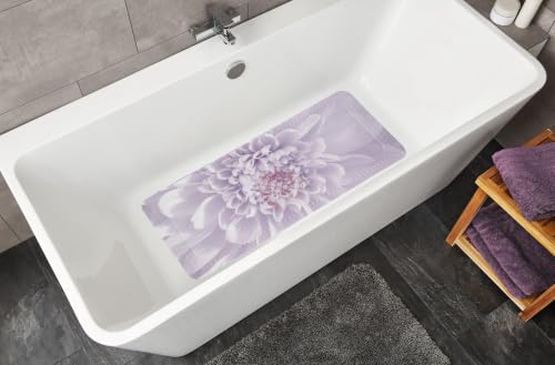 Tapis de baignoire Dahlia lavande pour sécuriser la douche familiale
