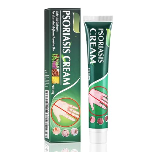 Apooliy Crema para Eczema y Psoriasis para Piel Seca y con Picor，Crema Corporal Hidratante para Dermatitis，Alivio para Piel Sensible e Irritada，Hidratante