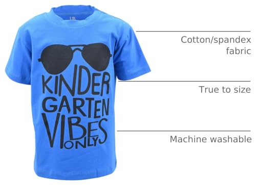 Image of Unique Baby Boys Kindergarten Vibes Only Back to School T Shirt