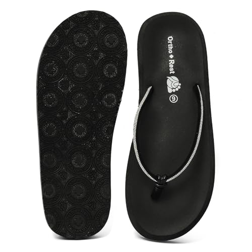 Image of Ortho + Rest Ortho Slippers for Women Daily Use, orthopedic FlipFlops | Arch Support With Soft Cushioned Footbed | Lightweight Ladies Chappal | Orthopedic Doctor Soft Slippers for Ladies & Girls