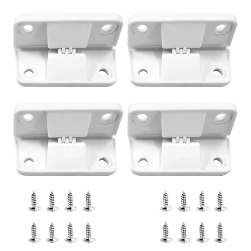 Bisagras enfriadoras | Kit de bisagras de refrigeración con tornillos | Accesorios de enchufe de pestillo de alta resistencia para mujeres, hombres, padres, trabajadores familiares