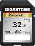 【5-Years Récupération de données GIGASTONE 32GB SD Carte, caméra Pro, A1 V10 SDHC Carte mémoire compatible avec SPYPOINT TACTACAM Caméra Trail, avec 1 Mini Affaires